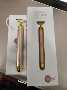 NIB Skin Inc Sculpt Lift Bar 24 K Gold Facial Massager Anti-Aging Wrinkle Define - Picture 1 of 6