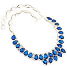 Tanzanite Quartz Gemstone Friends 925 Silver Jewelry Necklace 16-18''