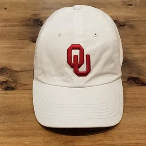 Oklahoma Sooners OU Hat Cap Strap Back White Top of World Cotton Dad - Picture 1 of 9