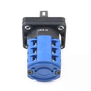 New Transfer Switch 20/25/32A Motor Forward Reverse Switch Rotary 3 Positions US - Picture 1 of 17