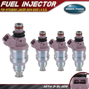 4x Pink Fuel Injector for Mitsubishi Lancer 2004 2005 2006 L4 2.0L GAS 84212313 - Picture 1 of 9