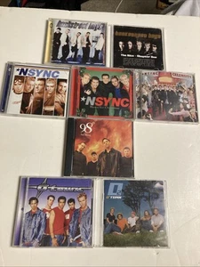 Y2K Boy BAND Lot of 8 CDs  Backstreet Boys, NSYNC, 98 Deg, O Town. With Booklets - Picture 1 of 7