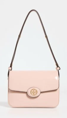 Bolso Bandolera Convertible Tory Burch Robinson Spazzolato ~NUEVO CON ETIQUETAS~ Rubor Foto 1 de 4