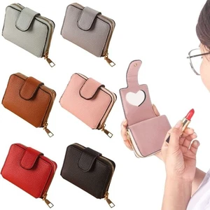 Korea Style PU Leather Wallet Anti-theft Design 2 Folds Wallet Gift Giving - Picture 1 of 18