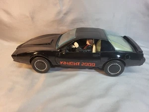 Vintage 1983 Kenner Knight Rider 2000 KITT Talking Voice Car w/Figure Works READ - Picture 1 of 24