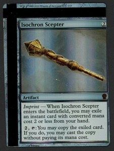 ***FOIL Isochron Scepter NFC Miscut** MTG From the Vault Relics Magic Kid Icarus - Picture 1 of 2