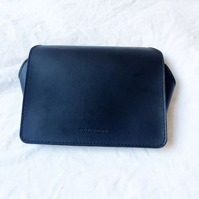 Dolce & Gabbana Black Leather Sunglasses Eyeglasses Case Magnetic Large - Image 1 of 4