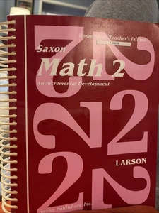 Saxon Math 2: An Incremental Development. Teacher's Edition. Nancy Larson.  - Picture 1 of 1