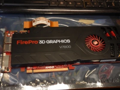 Dell AMD ATI FirePro V7800P 2GB dp-dvi 102C07500100 C3FMJ with one gross bridge - Image 1 of 4