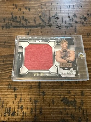 Conor McGregor 2016 Topps UFC Knockout Jumbo Relic Patch  #69/188 Fighter-Worn - Image 1 of 2