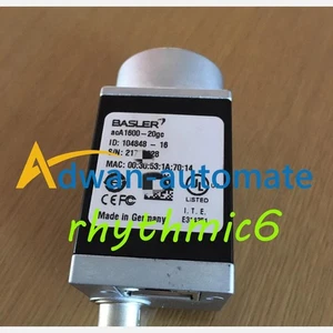 Used BASLER acA1600-20gc Industrial Camera Tested good Fast FedEx or DHL - Picture 1 of 1