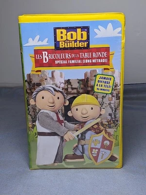 Bob the Builder VHS (FR) – Les Bricoleurs de la Table Ronde – Rare Long Feature - Image 1 of 3