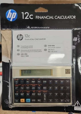 Hewlett Packard HP 12C Financial Calculator Banking Open box