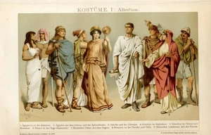 COSTUMES: Antiquity....Print...1894 - Picture 1 of 1