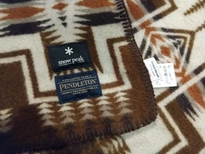 Pendleton Snow Peak Wolldecke 2018 Limited Edition Braun Selten Zusammenarbeit - Bild 1 von 4