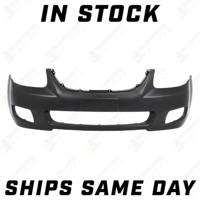 New Primered - Front Bumper Cover for 2007 2008 2009 Kia Spectra Sedan Ex Lx - Image 1 of 4