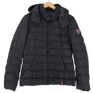 Tommy Hilfiger Plumón Mujer Invierno Abrigo Capucha Tp6 Talla M - Imagen 1 de 9