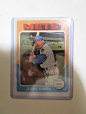 1975 Topps #158 Jerry Grote New York Mets