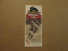 CHL Memphis Riverkings Vintage Defunct 2007-08 Team Logo Hockey 101 Brochure