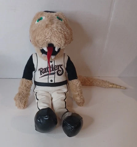 Fang Wisconsin Timber Rattlers Mascot Plush Stuffed Animal Bean Bag 2001 9" (A9) Cover