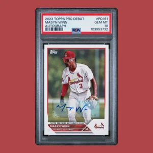 2023 Topps Pro Debut Masyn Winn RC Auto PSA 10 - Picture 1 of 1