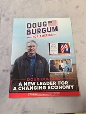 Doug Burgum Campaign Flier Fold Out 8.5" X 11" Presidential Candidate 2024