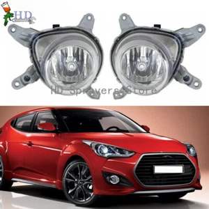 1 Paar für 2011-2017 Hyundai Veloster Auto Front Nebelscheinwerfer Lampengruppe - Bild 1 von 1
