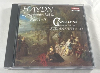 Haydn Symphonies Vol. 4 Nos. 1-5 CD Cantilena Conducted By Adrian Shepherd - Image 1 of 4