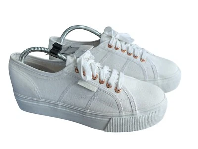 Superga 2750 Women's 8.5M Wht/Rose - Image 1 of 4