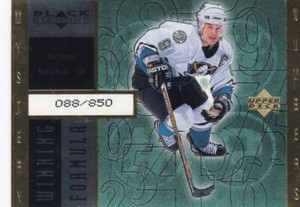 Paul Kariya 1999 UD Black Diamond "Winning Formula" 88/850 WF1 Anaheim Ducks