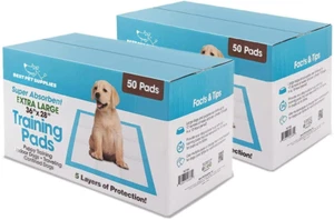 Puppy Training Pee Pads Extra Large 100 Count (36 X 27.5) - Dog Potty Pads XL - - Picture 1 of 12