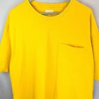 Duluth Shirt Mens 2Xl Longtail T Heavy Cotton Work Yellow Short Sleeve