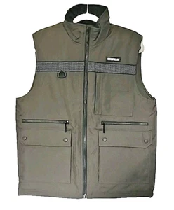 CAT WorkWear Instigator Water Resistant Men's TAC Utility Vest Olive - XL - NEW - Picture 1 of 8