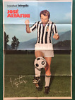 (V5) JOSE' ALTAFINI JUVENTUS calcio POSTER 40x60 cm da Intrepido n.22/1975