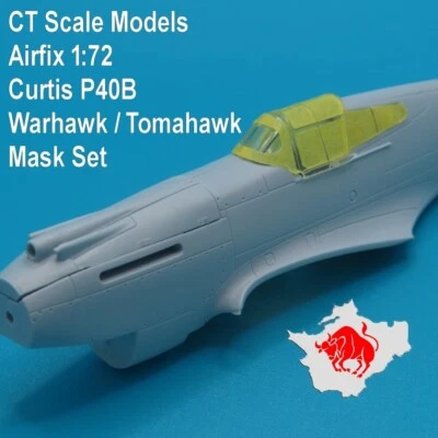Juego de máscara Airfix 1:72 Curtis P40B Warhawk / Tomahawk A68220 A01003B Foto 1 de 4