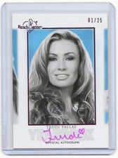 Trudi Pallas 2014 BenchWarmer Bench Warmer Hot For Teacher Autograph Card #01/25