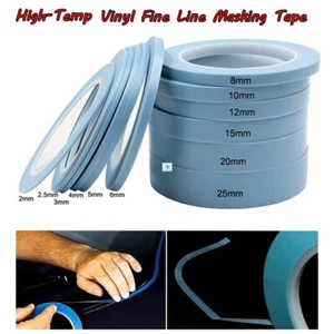 High-temp Vinyl Thin Fine Line Masking Tape Painter Tape Automotive Car Painting - Picture 1 of 11