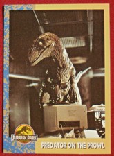 JURASSIC PARK - Card #63 - Predator On The Prowl - TOPPS 1993