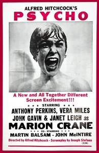 Vintage 1960 Psycho Movie Poster 14x22 - Picture 1 of 2