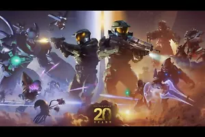 Halo Poster Wall Art Home Decor Photo Prints 16x24, 20x30, 24x36" - Picture 1 of 3