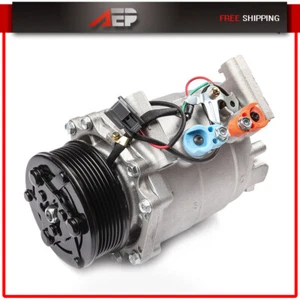 New A/C AC Compressor For 02-05 Honda Civic Si SiR 2.0L 02-06 Acura RSX 2.0L - Picture 1 of 9