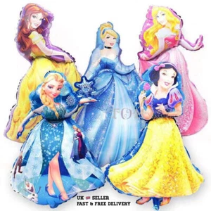 37"Disney Princess Foil Balloons Birthday Party Decorations Supplies Girls Belle - Picture 1 of 6
