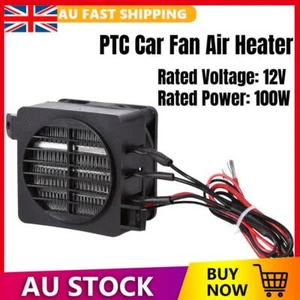 100W 12V PTC Car Fan Air Heater Constant Temperature Electric Heating Elements - Picture 1 of 12