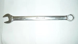 Snap On Tools OEXM180B 18mm Metric Standard 12 Point Chrome Combo Wrench BIN F/S - Foto 1 di 10
