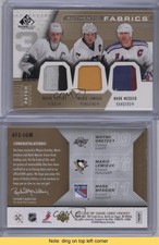 2007-08 SP Game Used Edition /10 Wayne Gretzky Mario Lemieux Triple Patch HOF