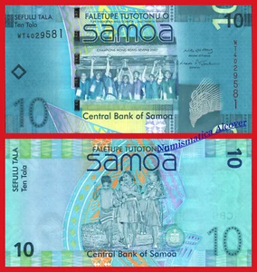 WESTERN SAMOA 10 Tala 2008 Pick 39a SC / UNC - Imagen 1 de 1