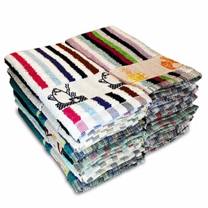 12 Paños de Cocina Rizo 100% algodón 50X50 trapos calidad hecho Portugal Rayas - Imagen 1 de 9