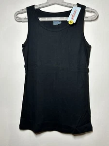 Girls' Favorite Tank Top - Cat & Jack Black L Plus - Picture 1 of 2