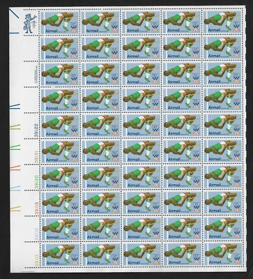 USA Stamps — Full Pane of 50 — 1979, Olympic Games Issue #C97 MNH - Image 1 of 2