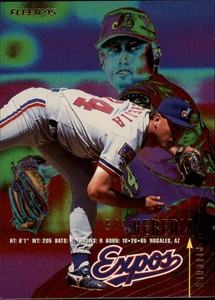 1995 Fleer Montreal Expos Baseball Card #353 Gil Heredia